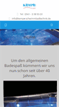 Mobile Screenshot of kempe-schwimmbadtechnik.de